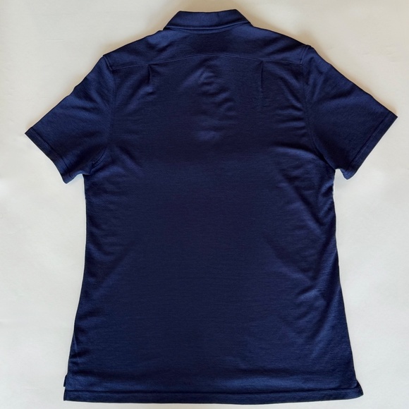 Unbound Merino Mens Polo Navy XL - Picture 4 of 4
